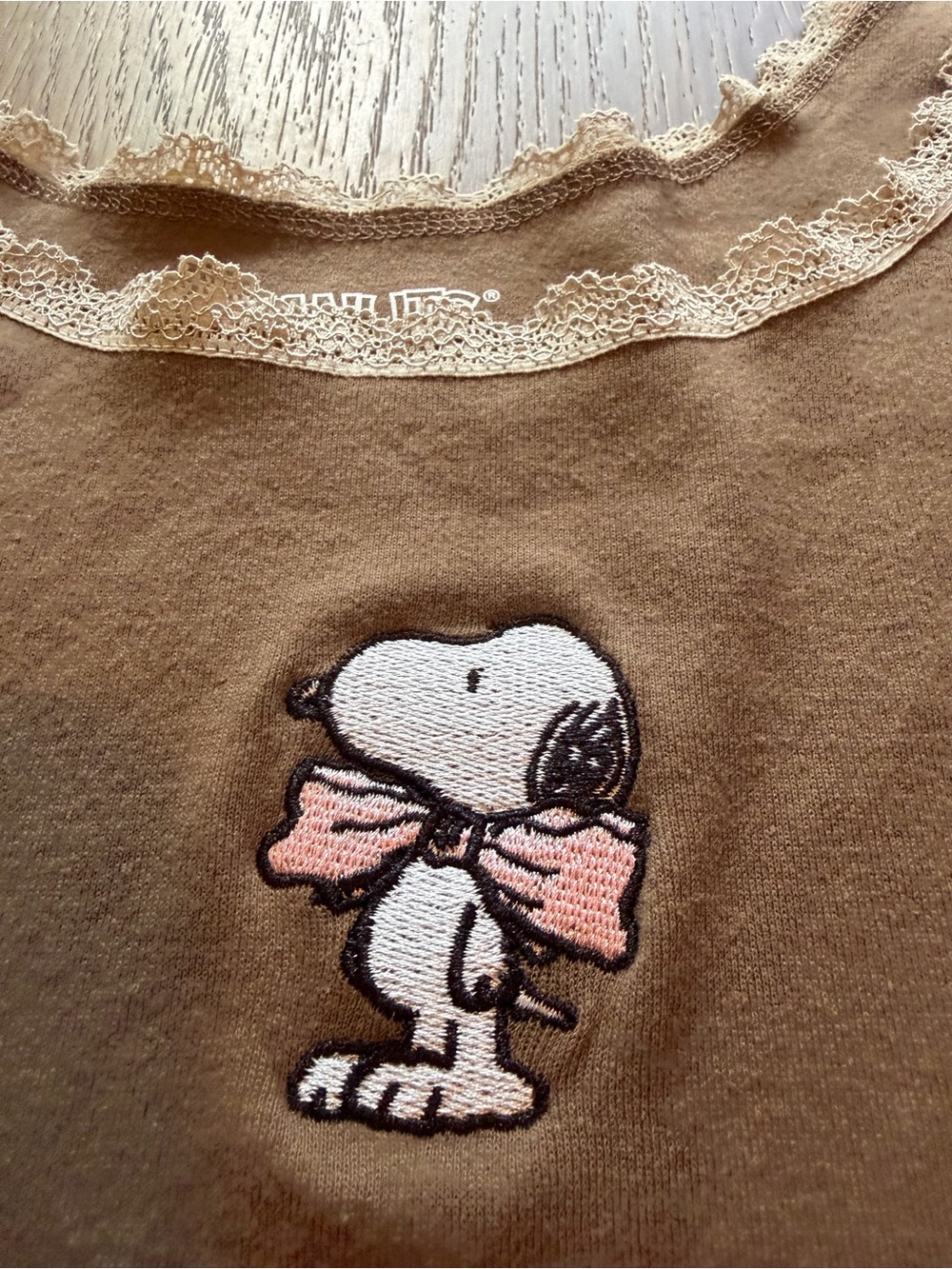 PEANUTS Snoopy Laced Tank top - Picture 2 of 7